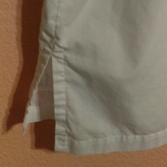 Joan Rivers white button down shirt with pockets - Picture 3 of 8